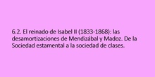6.2. Las desamortizaciones y la sociedad de clases