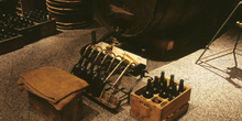 Máquina de caños para el llenado de botellas, Museo de la Sidra