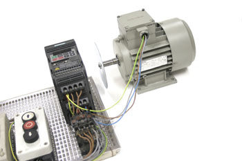 Motor asíncrono trifásico regulado con convertidor de frecuencia