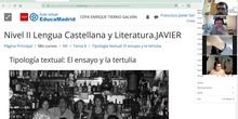 El ensayo y la tertulia