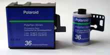 Película 35mm polapan y pack de revelado