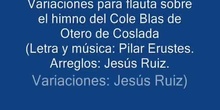 Variaciones flauta himno cole