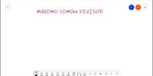 Cálculo del máximo común divisor