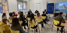 Acto de presentación Erasmus + "TransFORMANDOnos" con invitados y alumnos