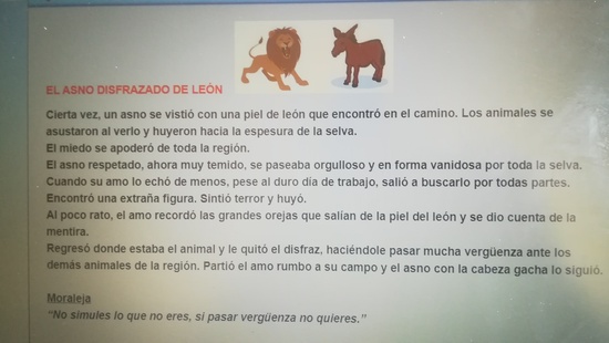 COMPRENSIÓN LECTORA 29 DE ABRIL