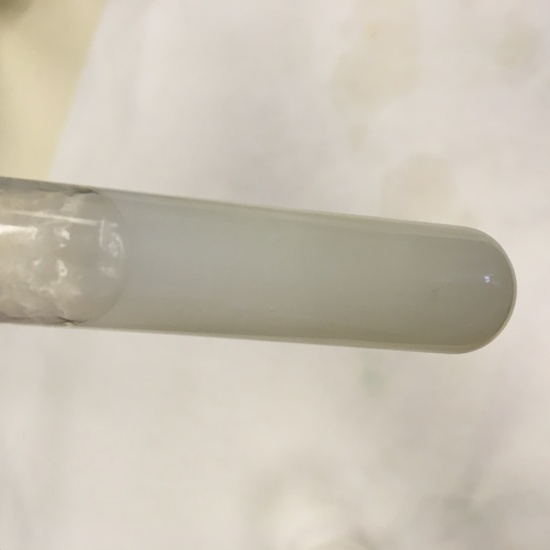 desnaturalizacion clara con etanol