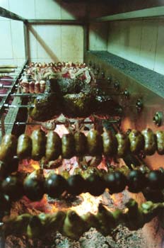 Pinchos de carne asada