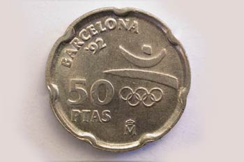 Pesetas,  Olimpiadas, Cruz