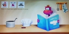 Cuento "Dragón aprende a cocinar"