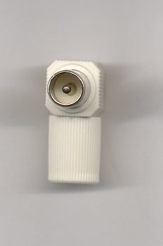 conector cable de antena macho vista frontal