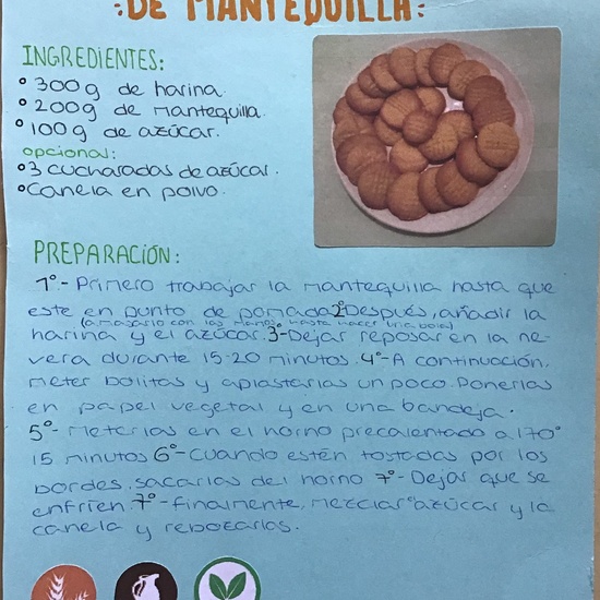 34galletas de mantequilla