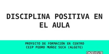 Disciplina positiva en el aula