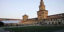 Torre central del Castello Sforzesco, Milán