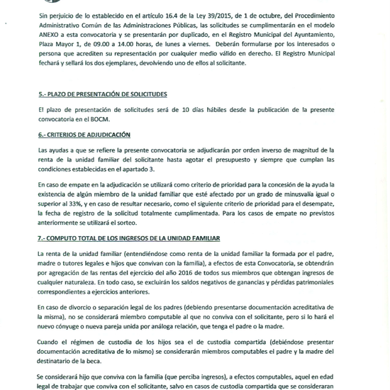 Convocatoria ayudas a libros. Ayuntamiento del Molar 7