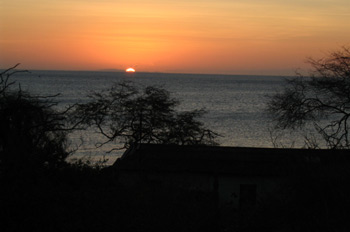 Anochecer en la Isla San Cristóbal, Ecuador