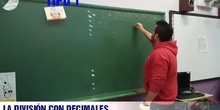 La división con decimales