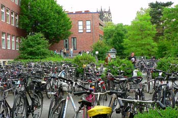 Entrada a la Universidad de Muenster, Alemania