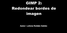GIMP 2: Redondear bordes de una imagen