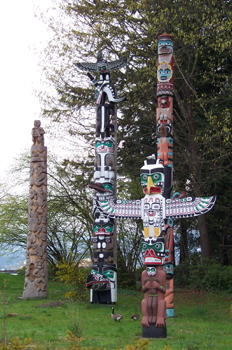 Totems, Parque Stanley, Vancouver