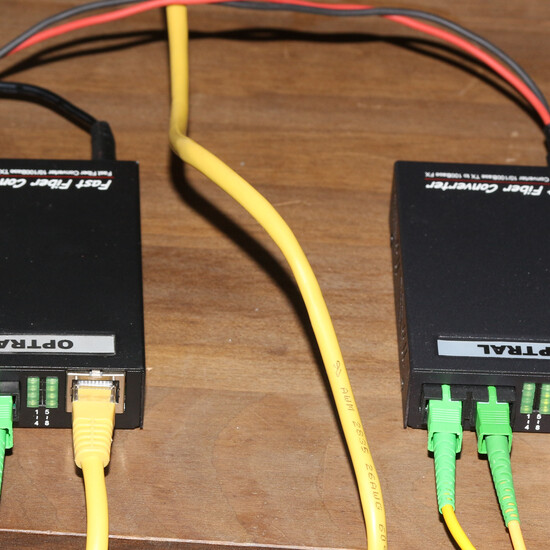 Conversores de medios de ethernet a fibra óptica