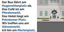A2: an + Markt, Platz