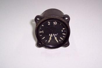 Manómetro hidráulico de doble escala (en cabina)