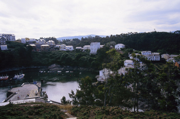 Vista general de Viávelez, Principado de Asturias