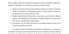 Justificación Proyecto Erasmus +