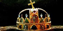 Corona real húngara, Museo Nacional de Hungría, Budapest, Hungrí