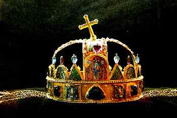 Corona real húngara, Museo Nacional de Hungría, Budapest, Hungrí