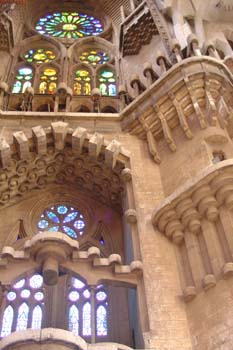 Vitrales, interior de la Sagrada Familia, Barcelona