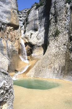 Cascada en el Barranco de Mascún, Huesca