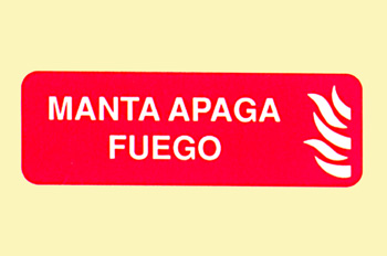 Incendio: manta apaga fuego