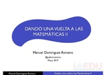 Dando la vuelta a las matemáticas II - iEDU2019