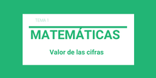 Valor de las cifras