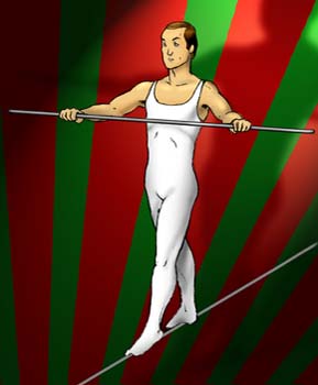 Equilibrista de circo