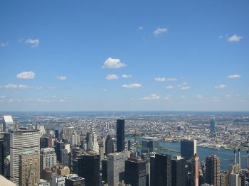 Vista aérea de Nueva York