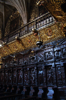 Sillería del coro de la Catedral de Orense, Galicia