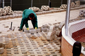 Trabajos de pavimentación