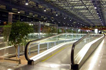 Aeropuerto de Barajas, cintas transportadoras, Madrid