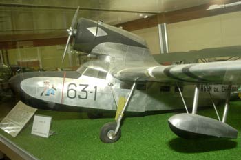 Maqueta del avión Fairchil-91, Museo del Aire de Madrid