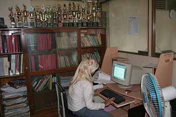Despacho de alumnos, Universidad Islámica, Jogyakarta, Indonesia