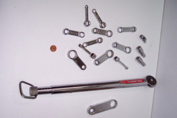 Torquímetro y adaptadores multiplicadores de par