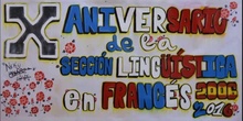 Acto institucional del X Aniversario de la Sección Lingüística en Francés