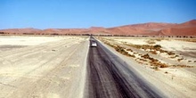 Carretera hacia el desierto, Namibia