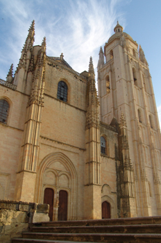 Fachada de la Catedral de Segovia, Castilla y León