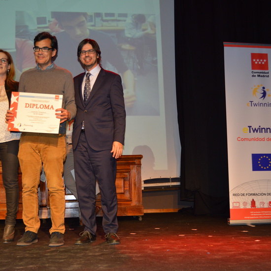 Entrega diplomas II Edición Reconocimiento Sellos de Calidad eTwinning Comunidad de Madrid 11