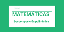 Descomposición polinómica