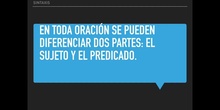 6º lengua el sujeto y el predicado