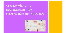 Atención a la diversidad en adultos
